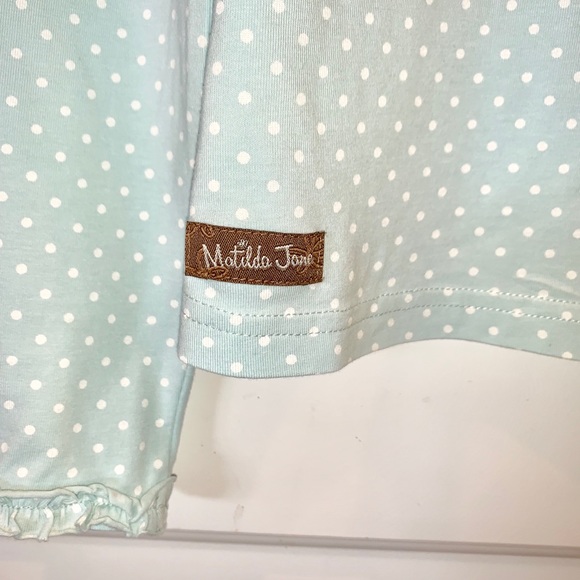 Matilda Jane girls sz10 longsleeved polkadot tee - Picture 3 of 6
